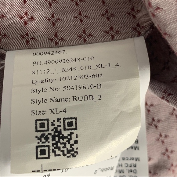 HUGO BOSS Robb Button Up Short Sleeve Men's Shirt - Picture 11 of 14